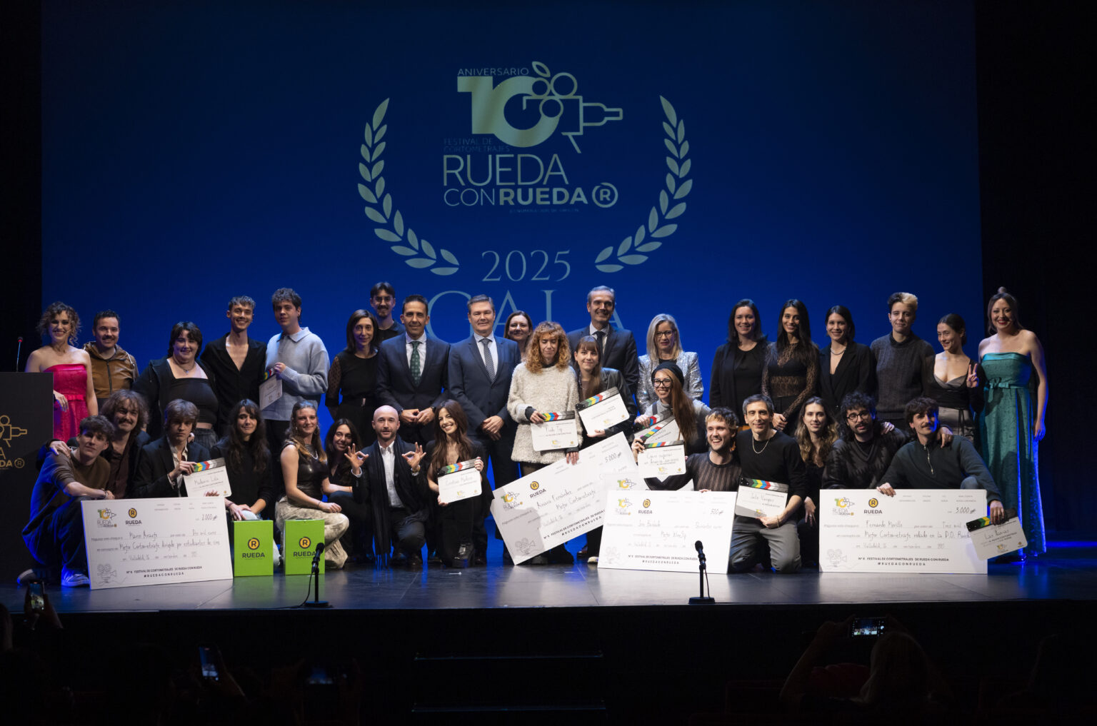 Festival de cortometrajes rueda con rueda Gala premios edición 2025 festival Rueda con Rueda