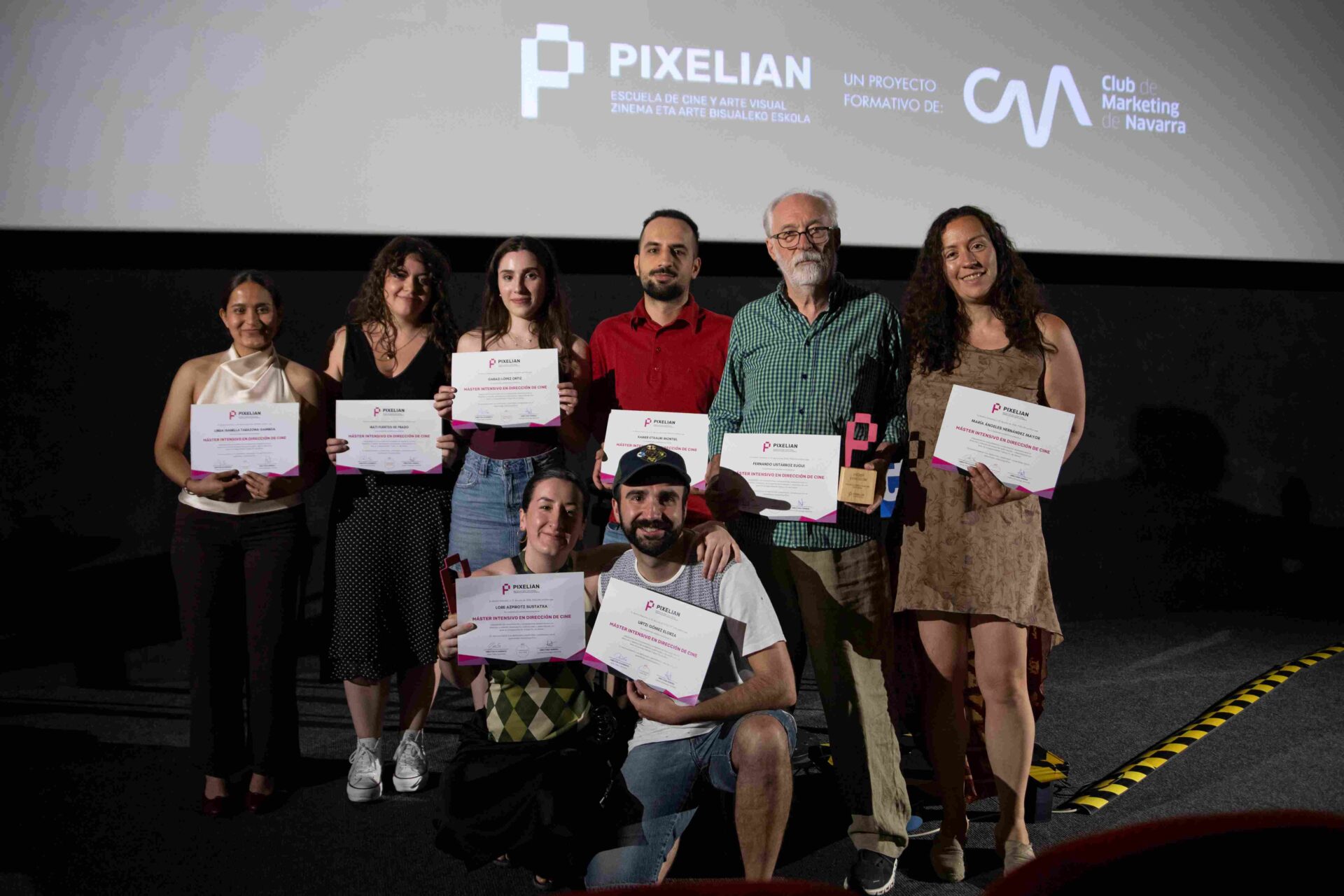 Gala fin curso 2 web Alumnado Máster Dirección de Cine. Cine emergente navarro.